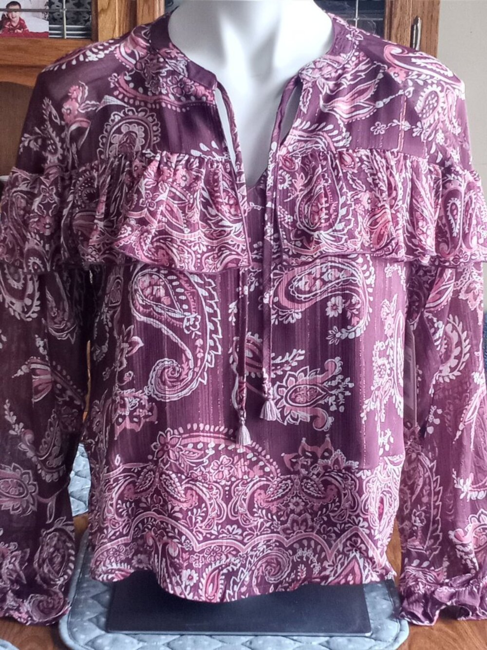 Frye and Co. Ruffle Blouse